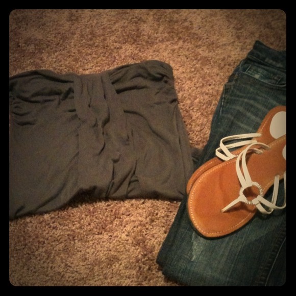 Small Old Navy Gray Tube Top