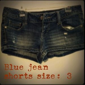 🔵Blue jean shorts