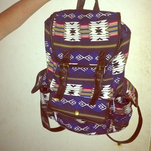 Aztec print bag.