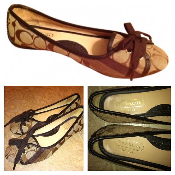 coach flat shoes price