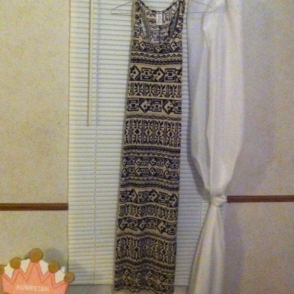 Aztec maxi dress