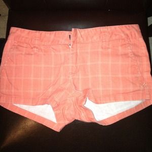 Peach colored Hurley shorts