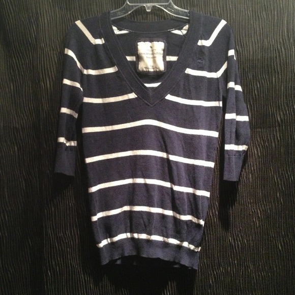 Navy blue Abercrombie and Fitch sweater