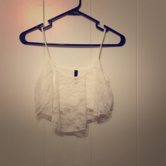 Lace crop top