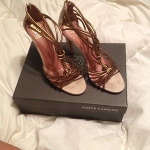 Bronze Vince Camuto Heels