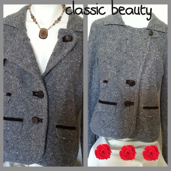 Beautiful Anthropologie Wool/Nylon Jacket