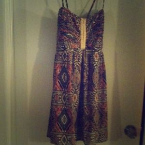 Funky Aztec summer dress
