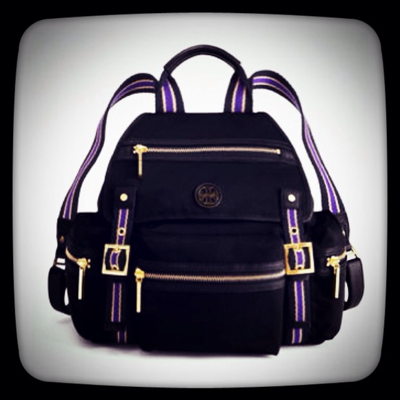 Tory Burch NWOT Black Backpack