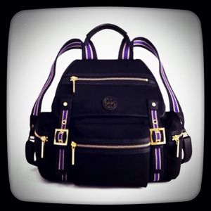 Tory Burch NWOT Black Backpack