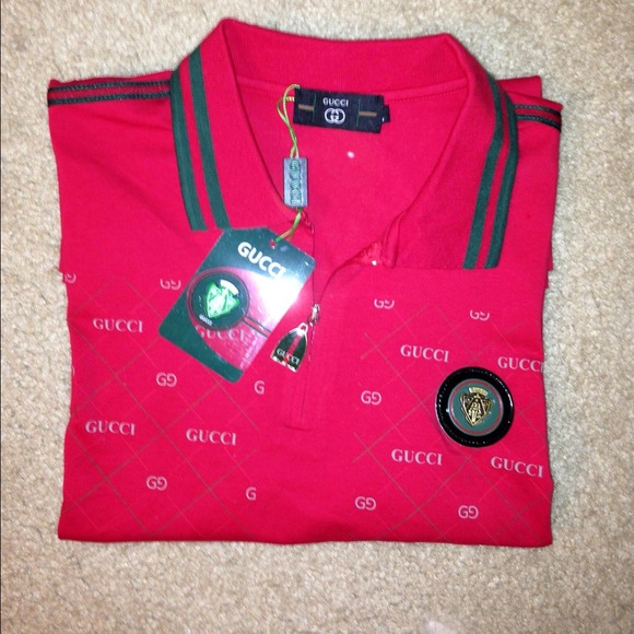 Men's Red Polo Shirt