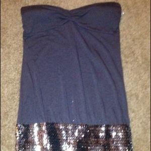 Strapless dressy top