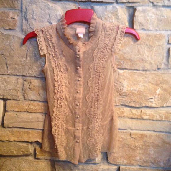 Lace top.