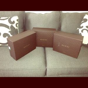 Authentic Gucci Boxes