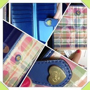 Coach Madras wallet