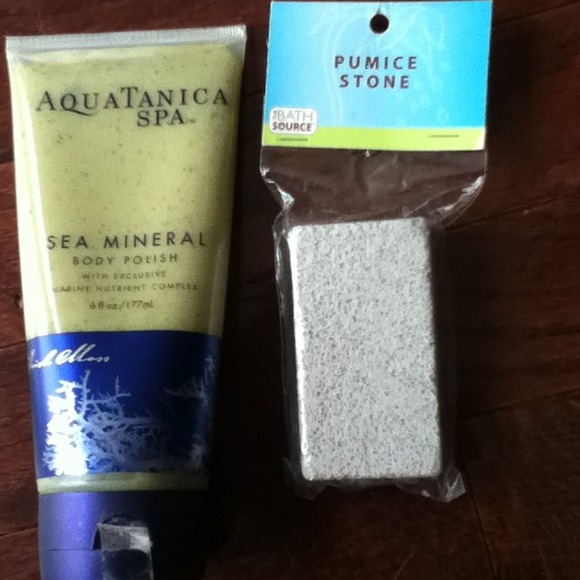 Body Polish and a Pumice Stone