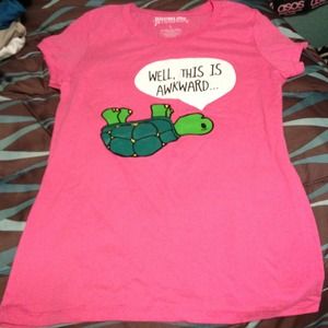NWOT Awkward Turtle Shirt