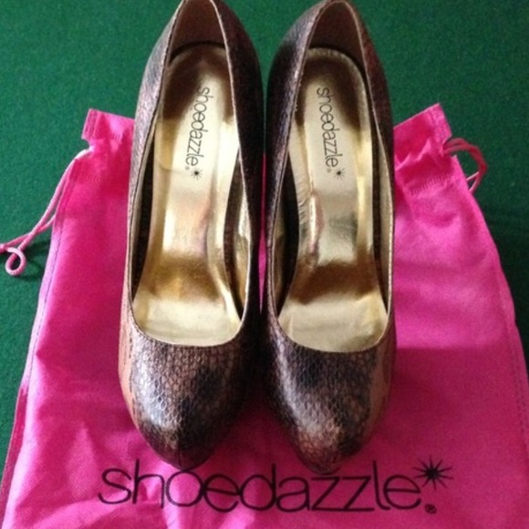 NWT snake print heels - Picture 4 of 4