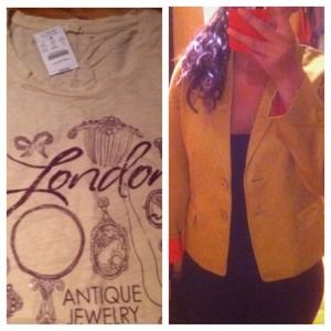 Bundle for Kathleen - Jcrew blazer and tshirt