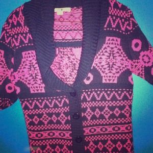 Pixel knitted sweater
