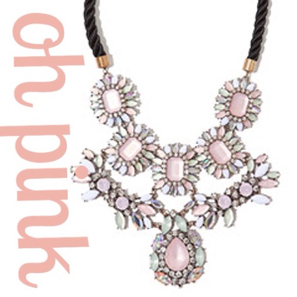 ⛔Sold / Pink Crystal Necklace