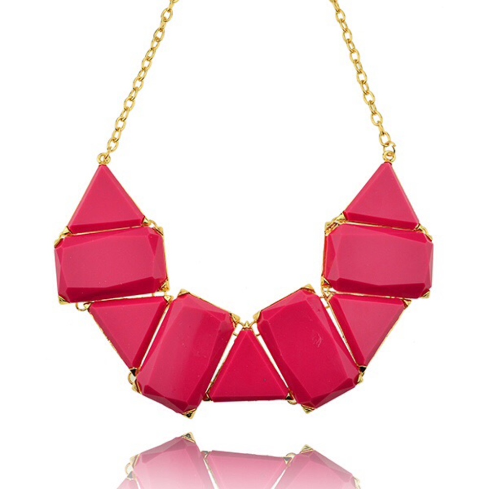 Vogue Triangle Rectangle Golden Chain