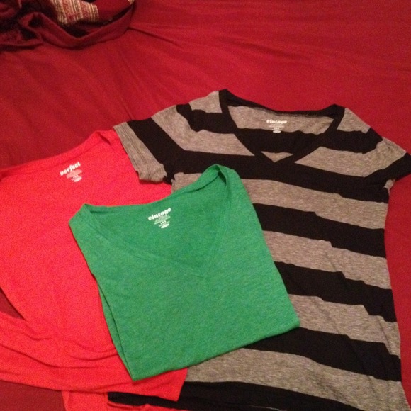 Three gently used oldnavy tops.