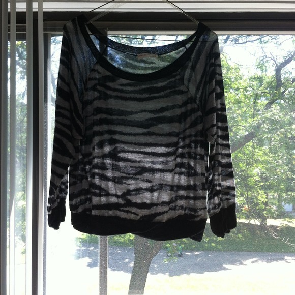 Zebra striped shirt!!