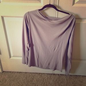 Gap open backed shirt