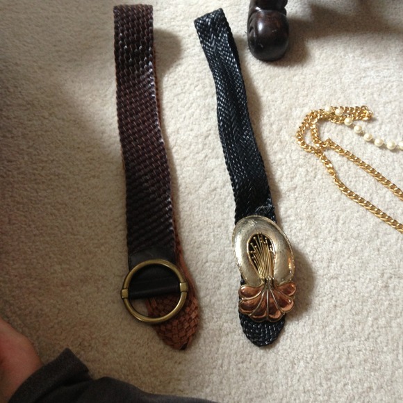 Brown and black belt