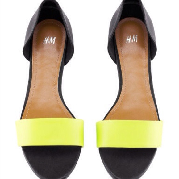 Neon sandals