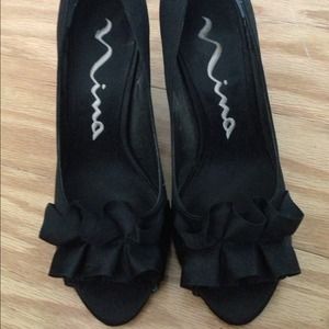 Nina black high heels