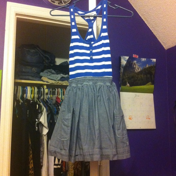 Striped Abercrombie dress