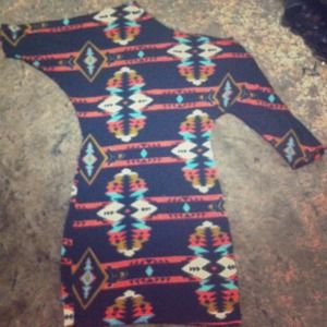 Tribal pattern dress