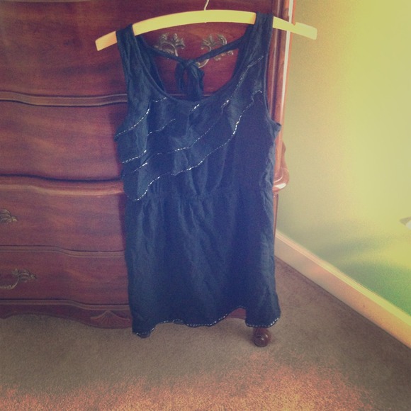 Black Beaded Dress from Francesca's.