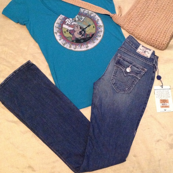 True Religion Denim - True Religion Bootcut Flap Jeans