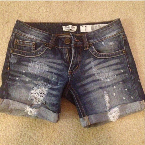 Denim shorts