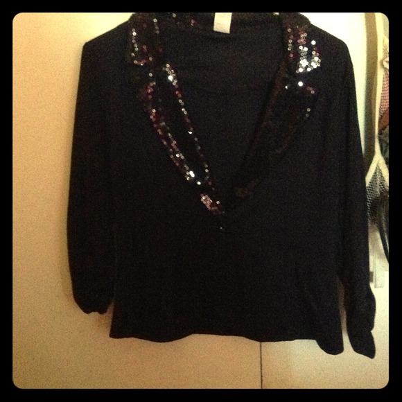 Black sequence blazer - Picture 1 of 1