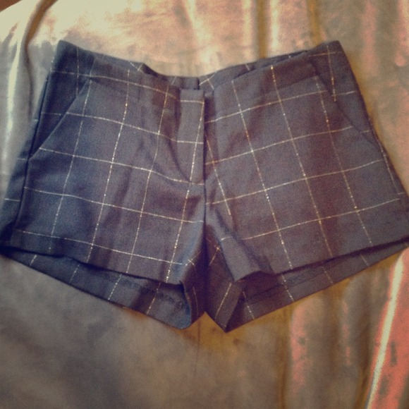 Plaid shorts
