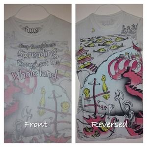 Dr. Seuss Reversible T-Shirt! Just adorable! 🐳🐙