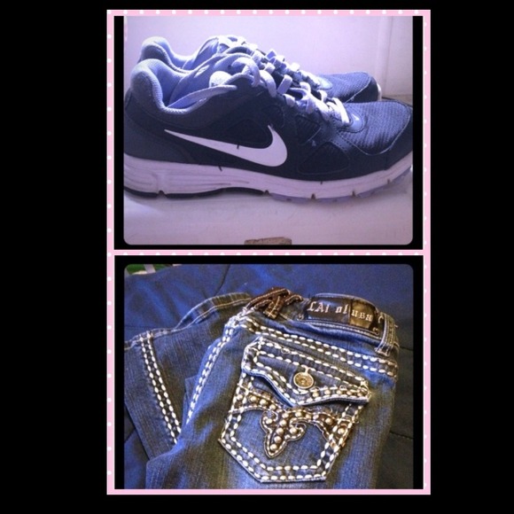 Nike shoes and jeans bundle 27