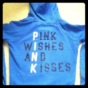 Victoria's Secret Pink Blue Sweatshirt