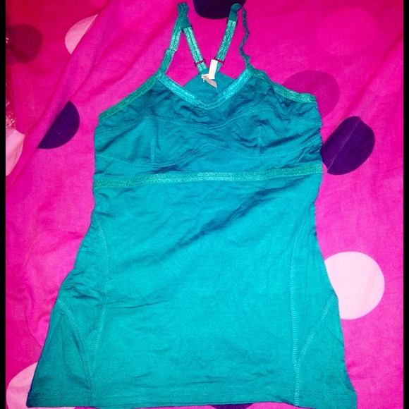 ❤TEAL RACERBACK TANK TOP - Picture 1 of 1