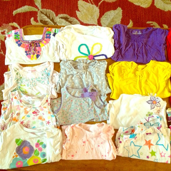Lot of Toddler Girls shirts 3T-5T