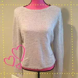 A beautiful gray sweater