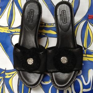 Flash sale!  Coach wedges - never been worn!