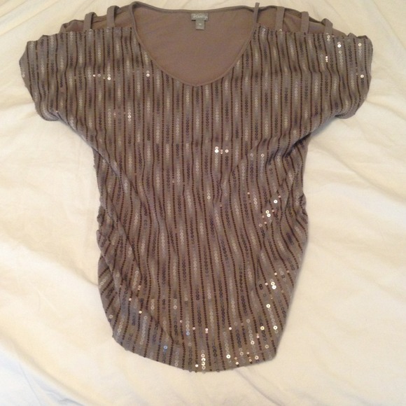 Dressy sequin shirt