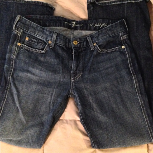 7 for all mankind Bootcut women's size 29 - Picture 2 of 4