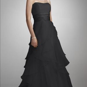 Tiered organza ball gown