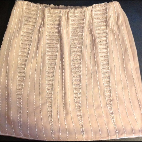 LC Lauren Conrad Embellished Beaded miniSkirt sz S