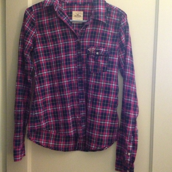 Plaid Hollister long sleeve shirt